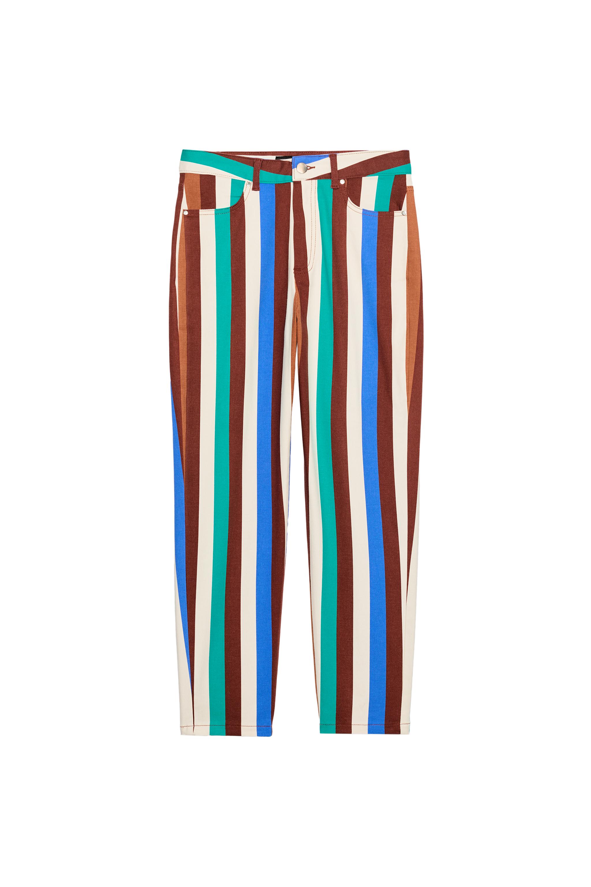 PANTALÓN MOM FIT RAYAS