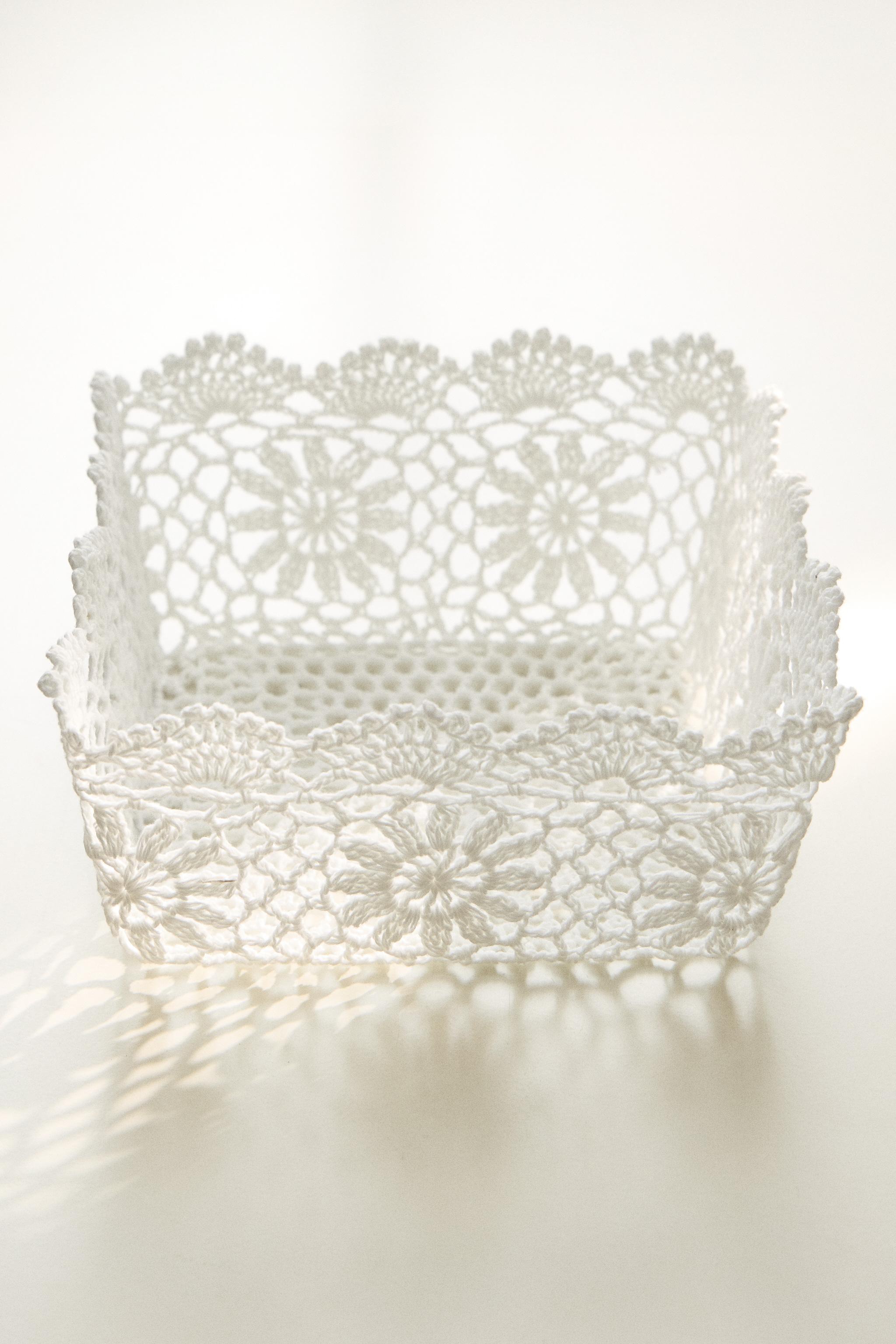 PANIER EN CROCHET