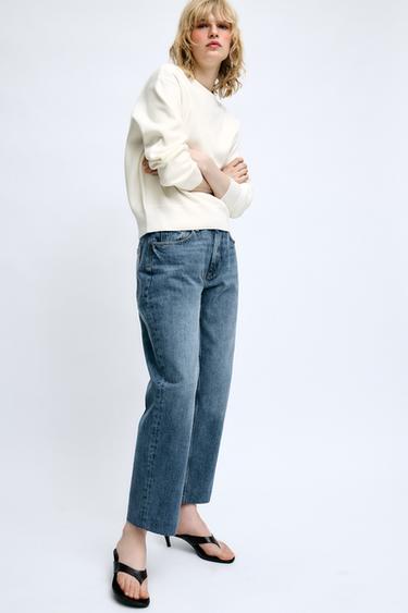 Zara LONG SLEEVE JUMPER - Oyster-white