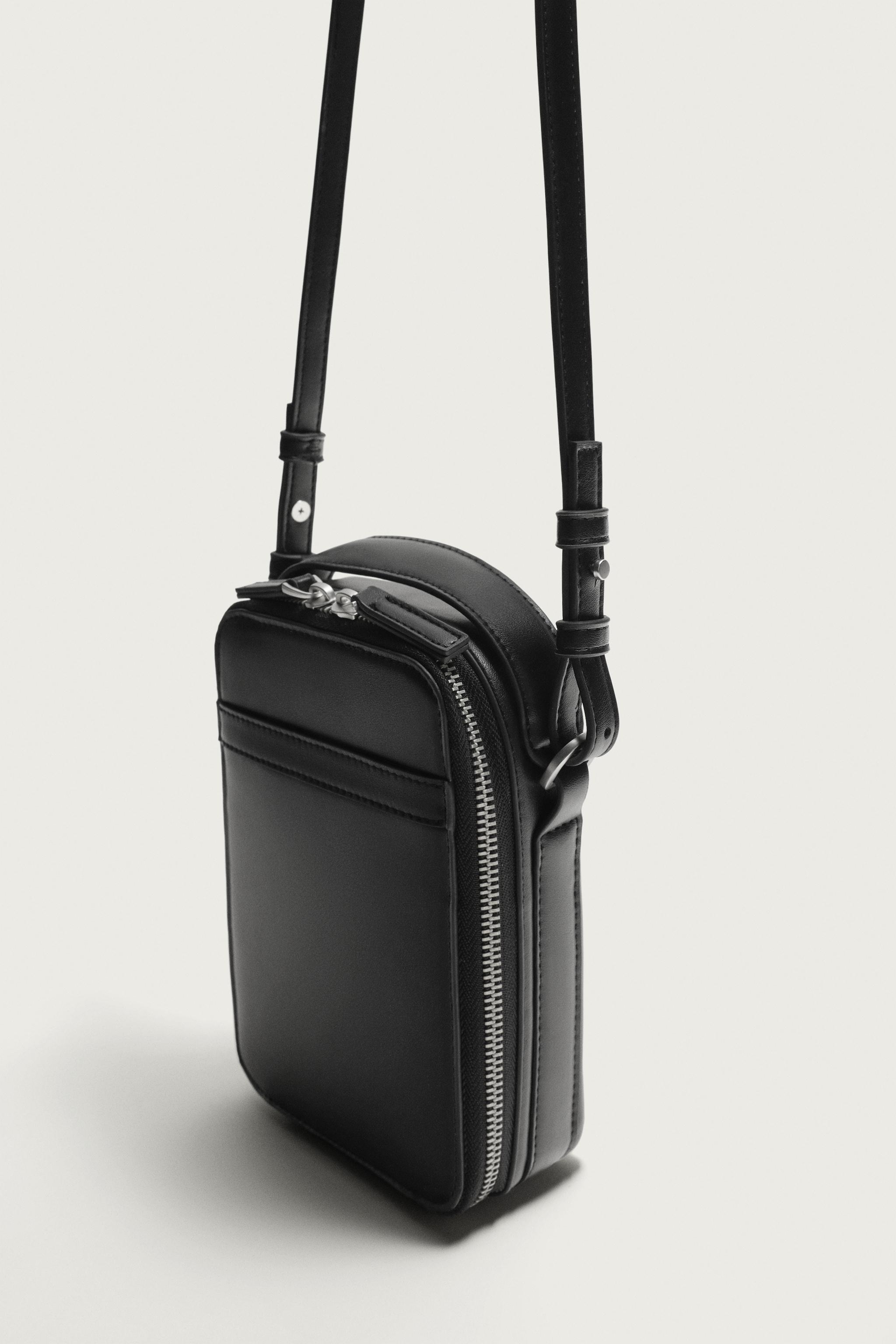 SMOOTH VERTICAL CROSSBODY BAG