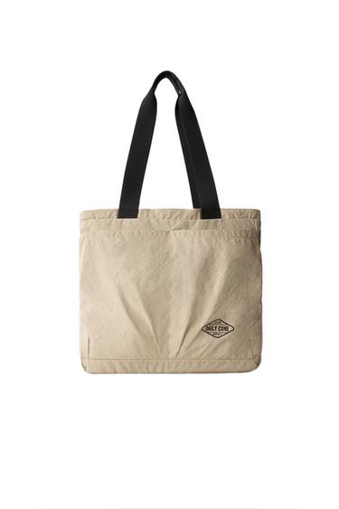 TECHNICAL TOTE BAG - Sand Brown by Zara