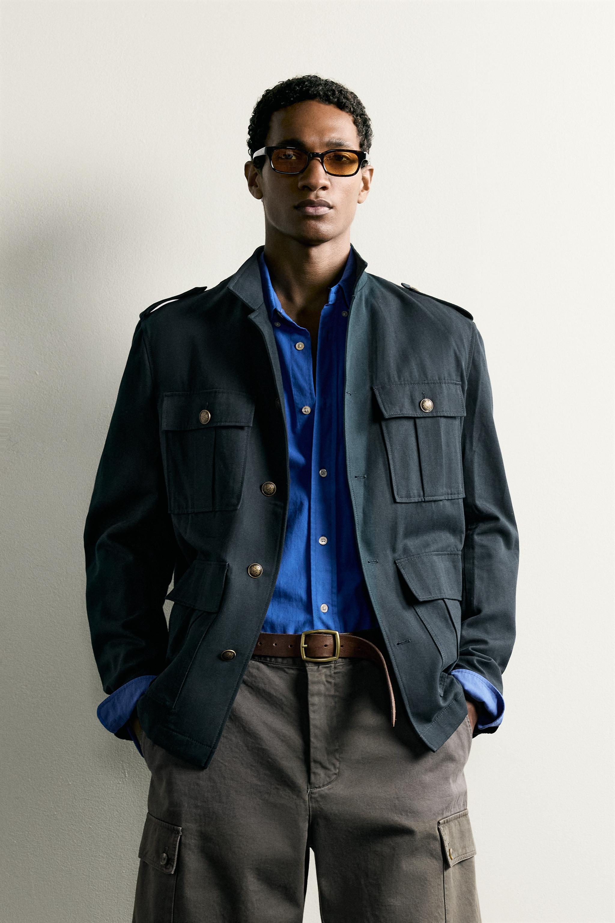 RELAXED FIT POCKET JACKET