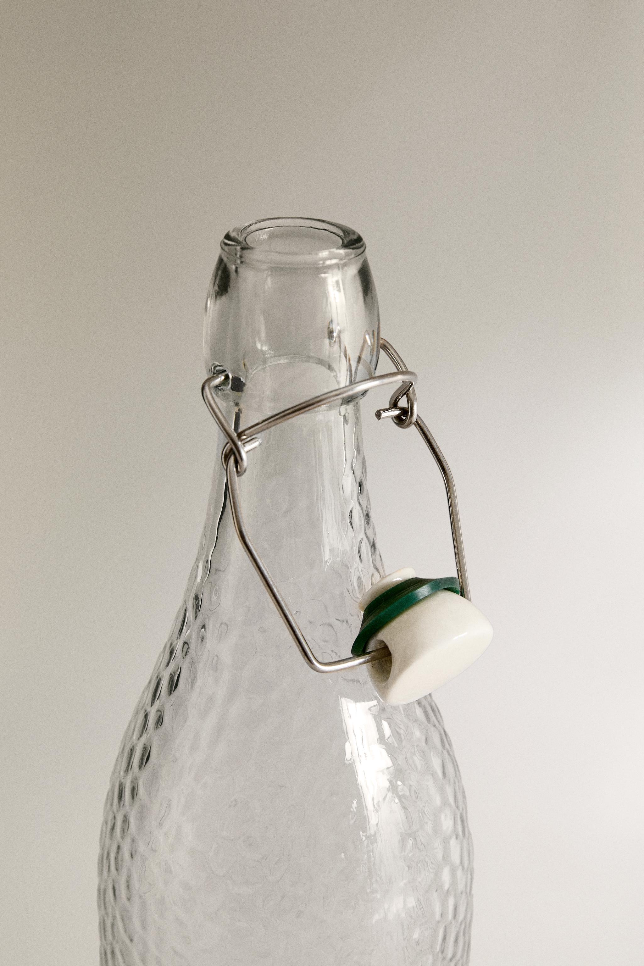 BOTTLE WITH CERAMIC STOPPER - Transparent | ZARA United States