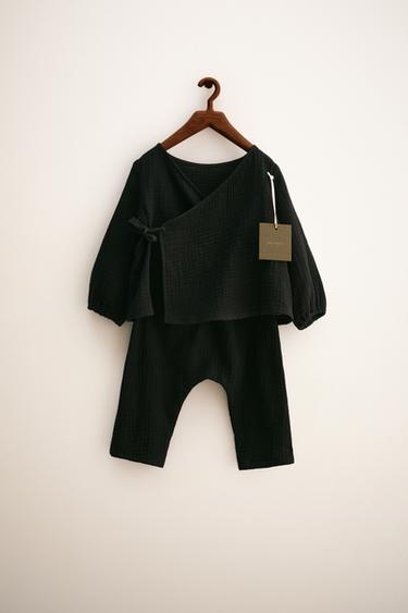 ZARA TIMELESS - SET TEXTURĂ NETEDĂ - Negru de la Zara