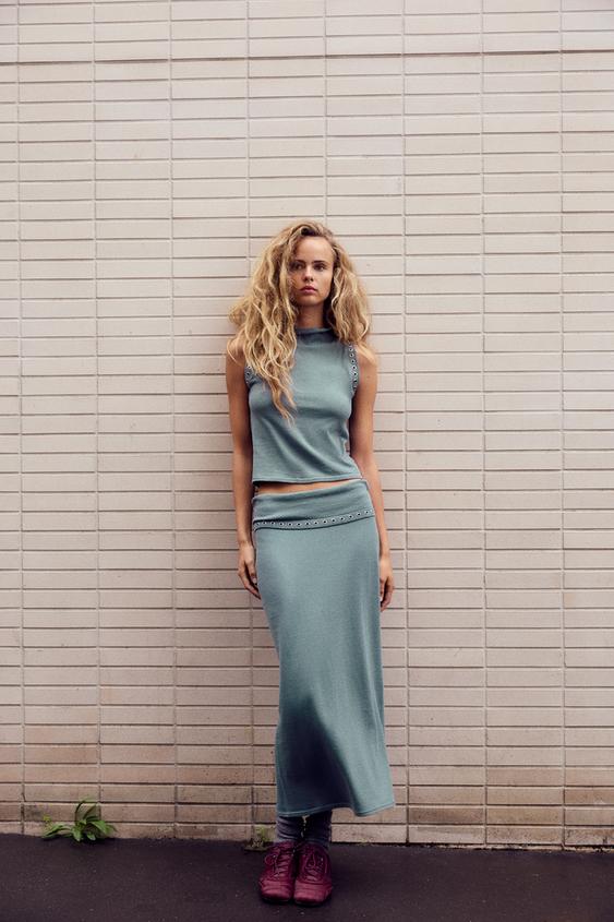 RING TOP AND SKIRT MATCHING SET ZARA United States