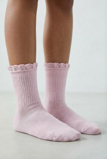 KOMPLET TREH PAROV NOGAVIC IZ FROTIRJA - Rožnata od Zare