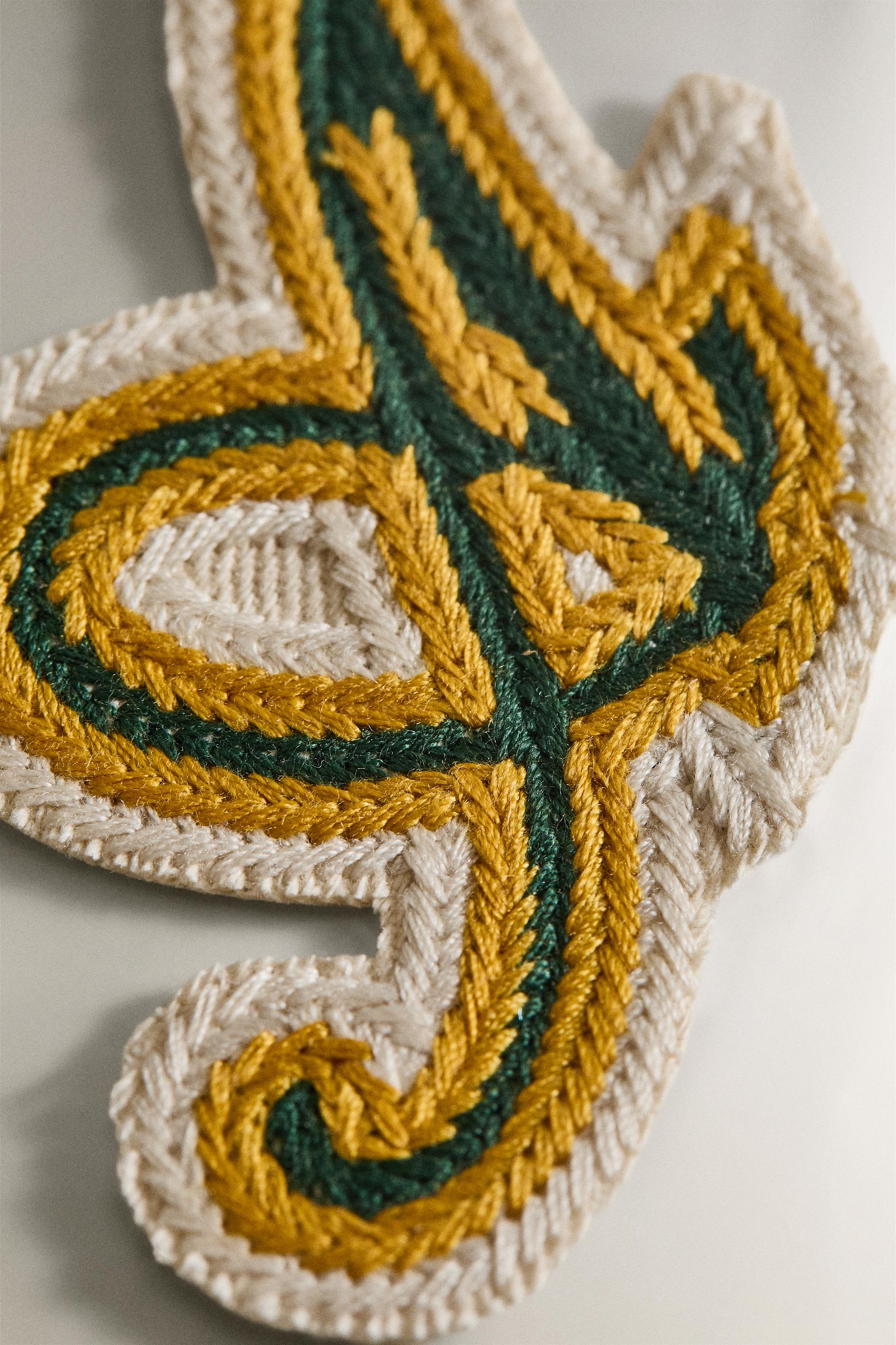 COTTON LETTER A PATCH