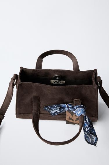 SAC BANDOULIÈRE CHARM BOTTES - Marron de Zara - Image 3