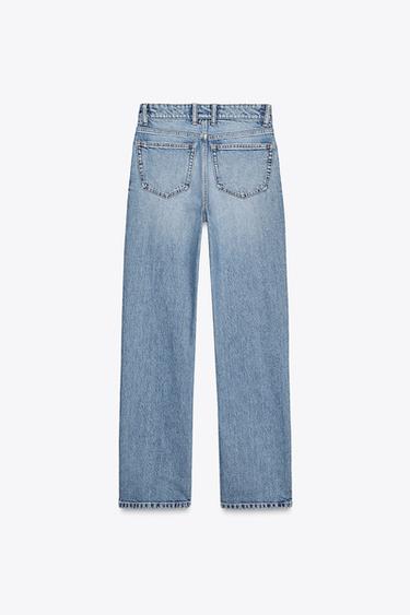 JEAN TRF DROIT À TAILLE HAUTE - Indigo de Zara - Image 5