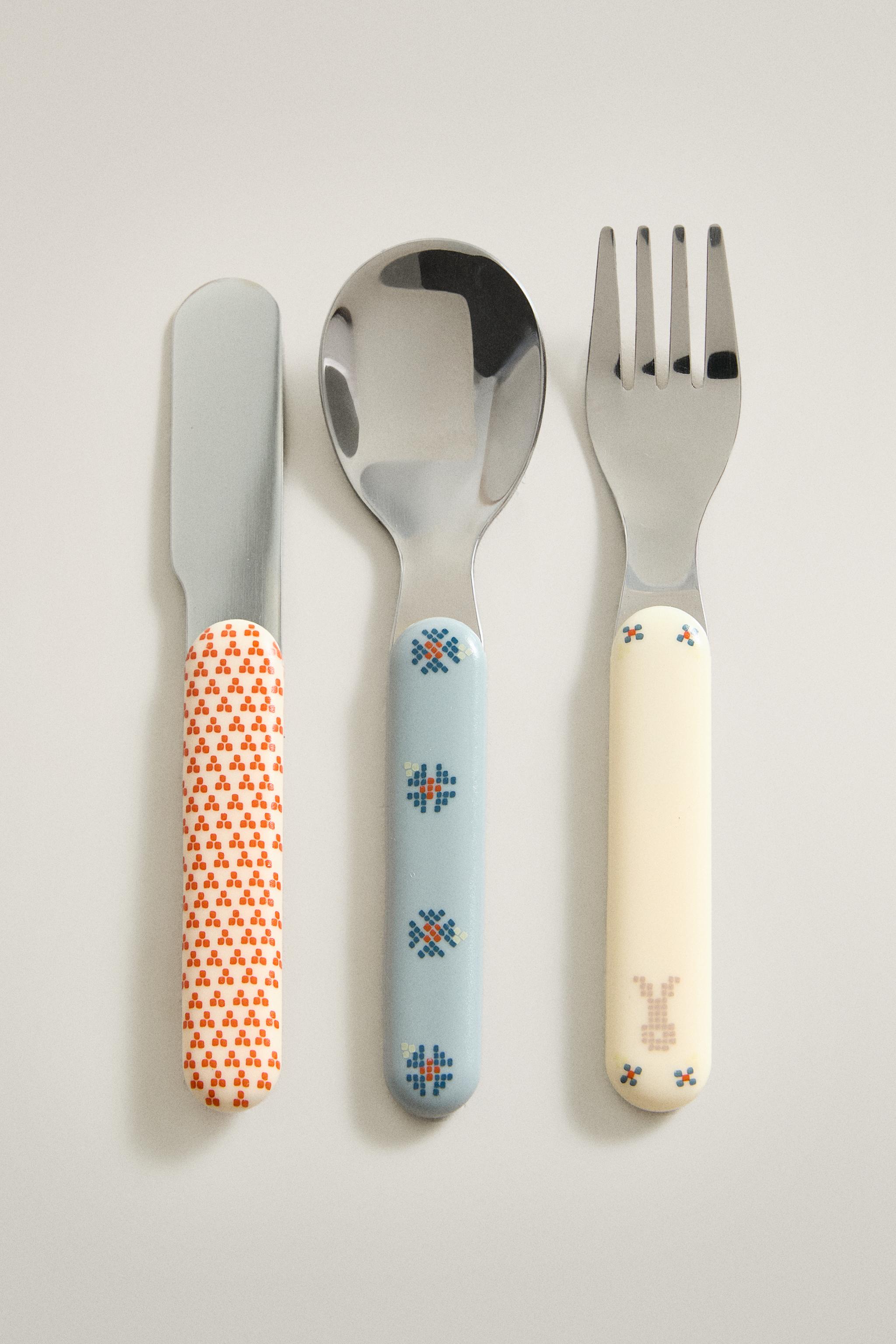 KIDS' BUNNY FLATWARE SET