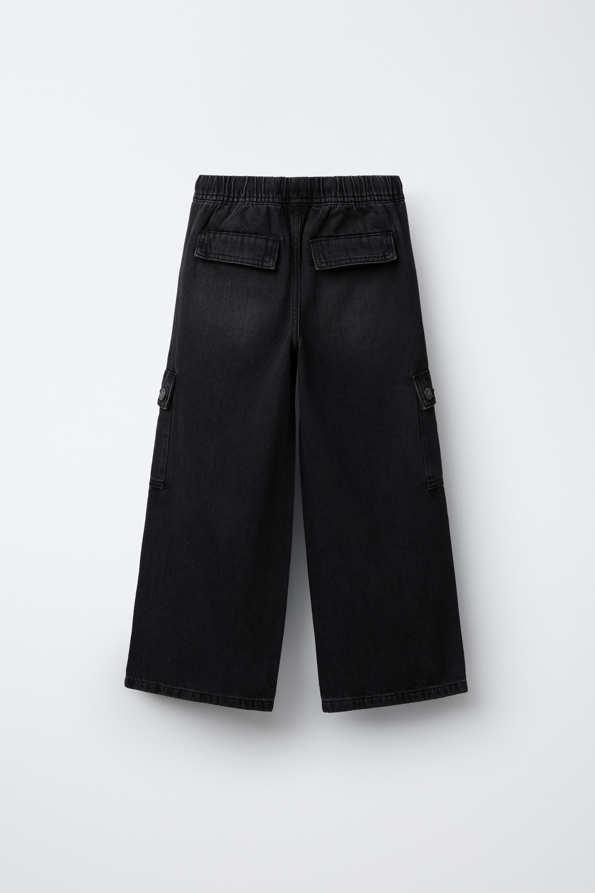 PANTALON DENIM CARGO