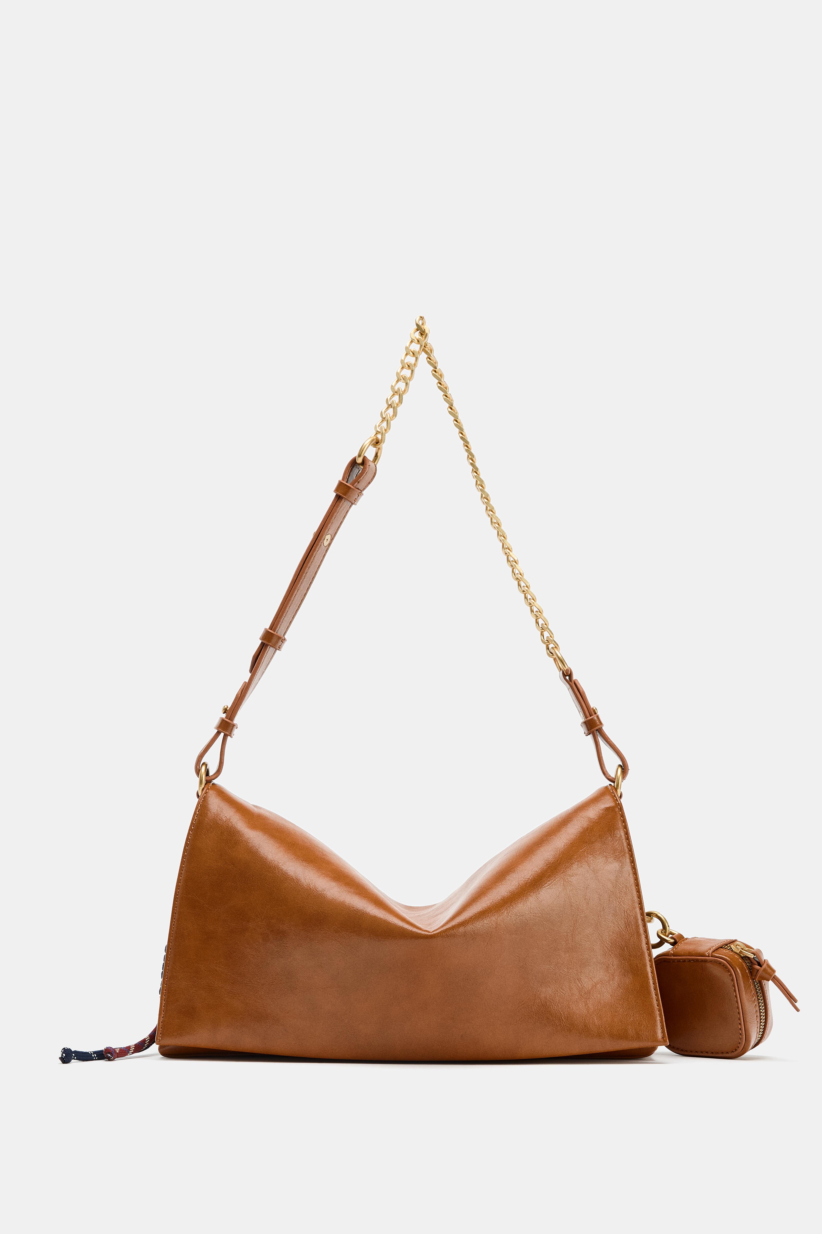 MULTICHARM BAG - Dark tan | ZARA United States