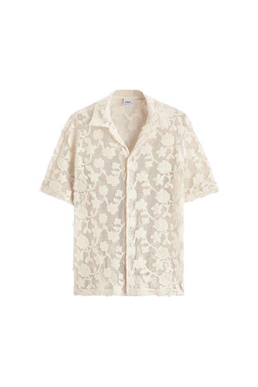MESH TEXTURED SHIRT
