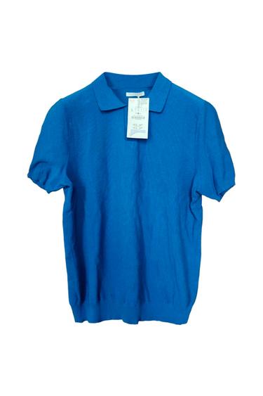 POLO BLU IN COTONE