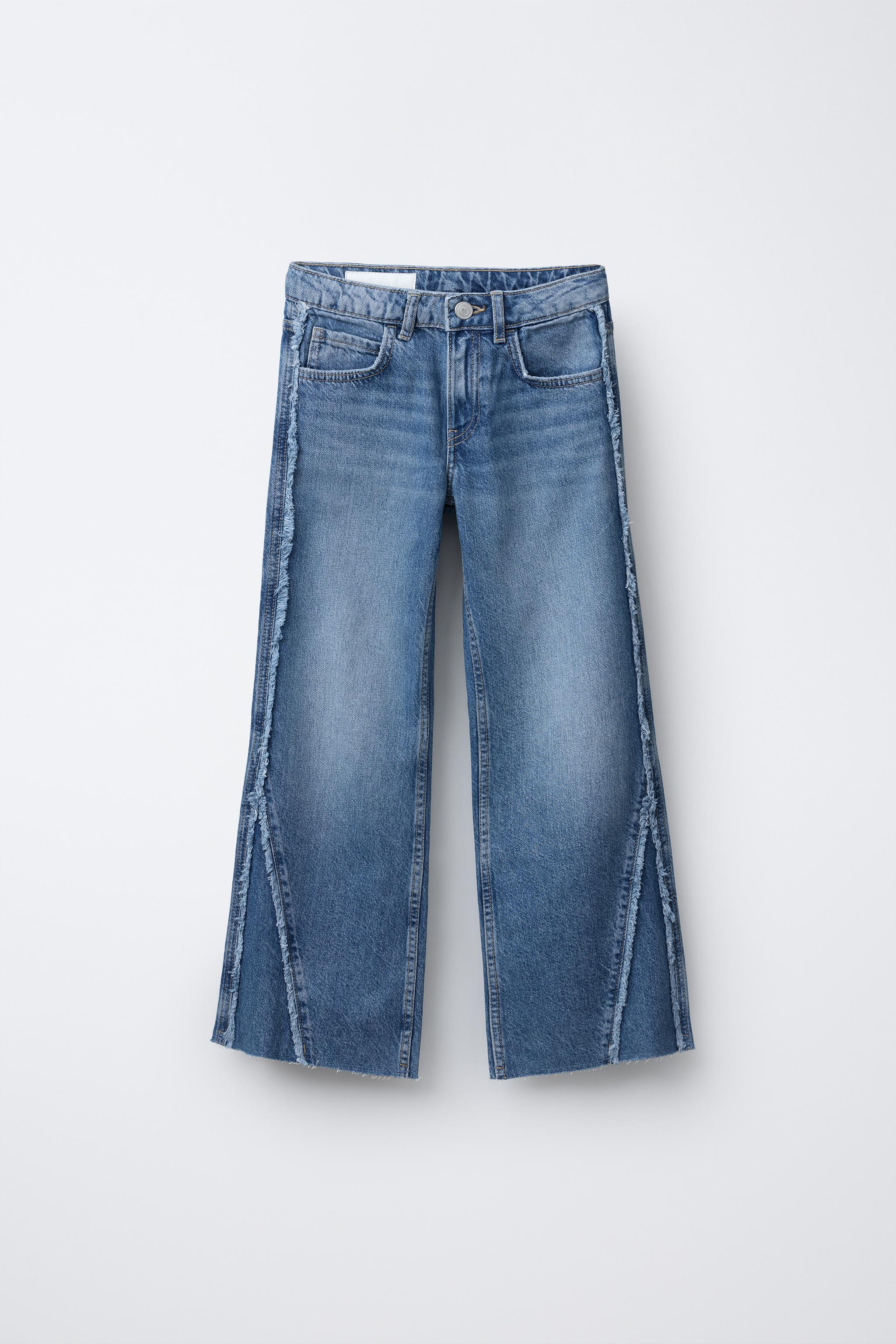フリンジブーツカットジーンズ - ブルー | ZARA Japan / 日本