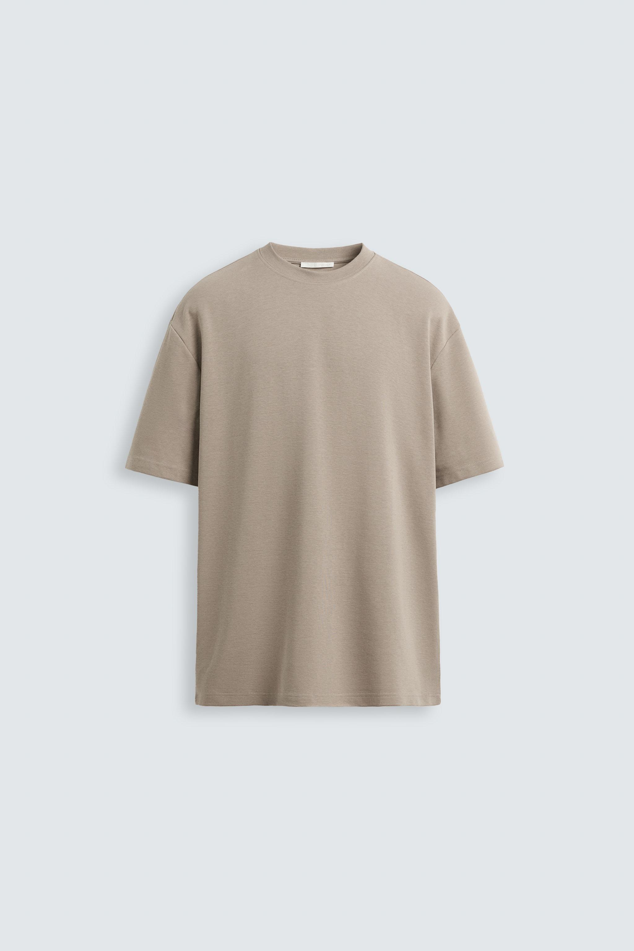 その他 YRIKIT RELAXED FIT INTERLOCK T-SHIRT - Black | ZARA United States