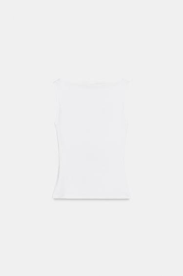 HAUT CÔTELÉ - Blanc de Zara - Image 6