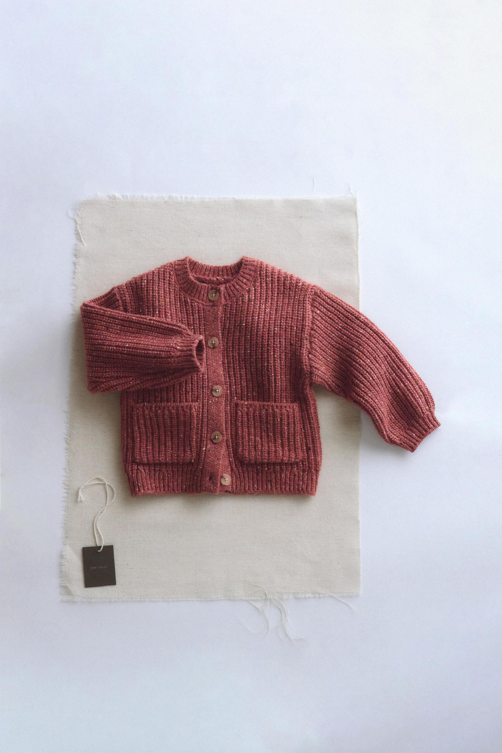 ZARA TIMELESZ - KNIT CARDIGAN WITH WOOL