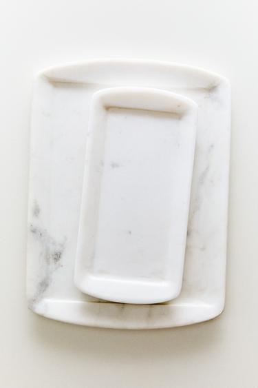 RECTANGULAR MARBLE TRAY - 255 by Zara