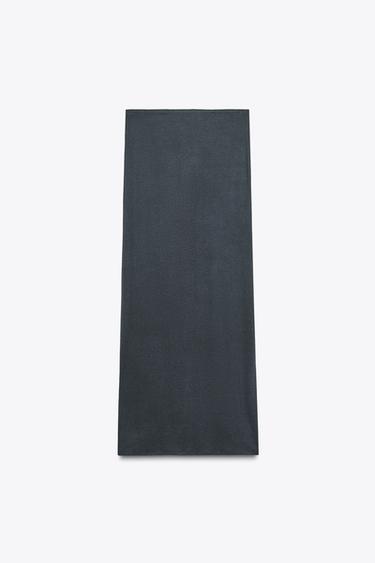 SOFT MODAL SKIRT - Dark anthracite by Zara - Image 7