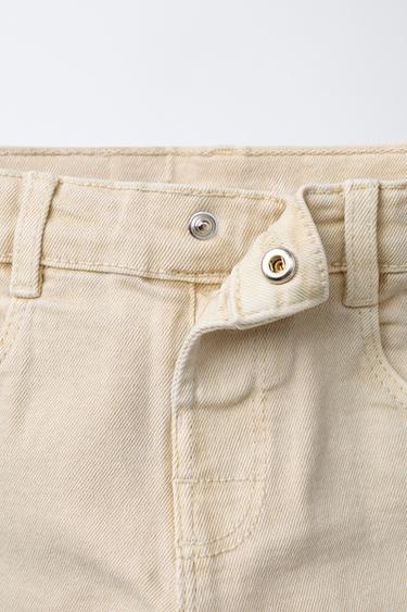REGULAR TWILL TROUSERS - Mid-ecru by Zara - Image 2