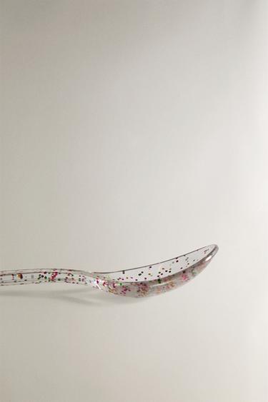 KIDS' TRITAN™ GLITTER SPOON - Transparent by Zara - Image 3