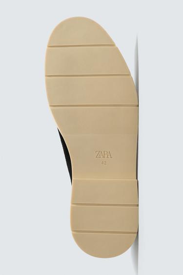 CHAUSSURES CASUAL EN CUIR - Noir de Zara - Image 6