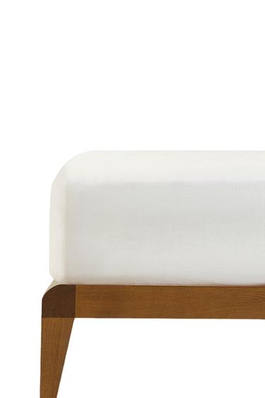 شرشف تحتاني سادة للأطفال - أبيض مكسور الخاص بـ Zara