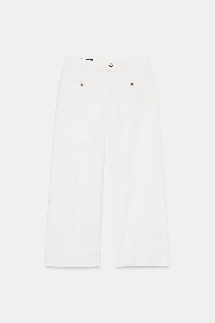 Jeans culotte de tiro alto Z1975 7