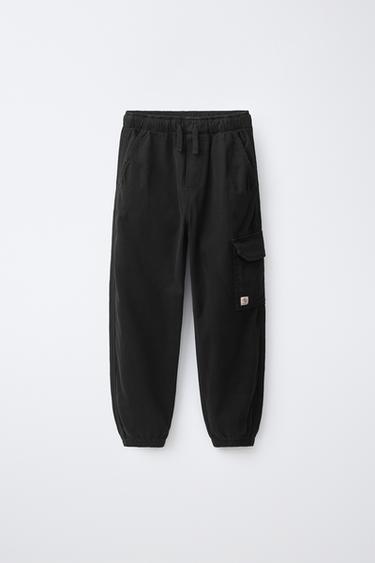 CARGO JOGGER TROUSERS - Black by Zara
