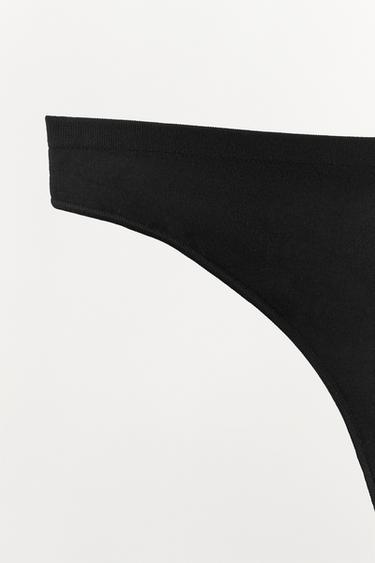 TANGA LISSE SEAMLESS - Noir de Zara - Image 6
