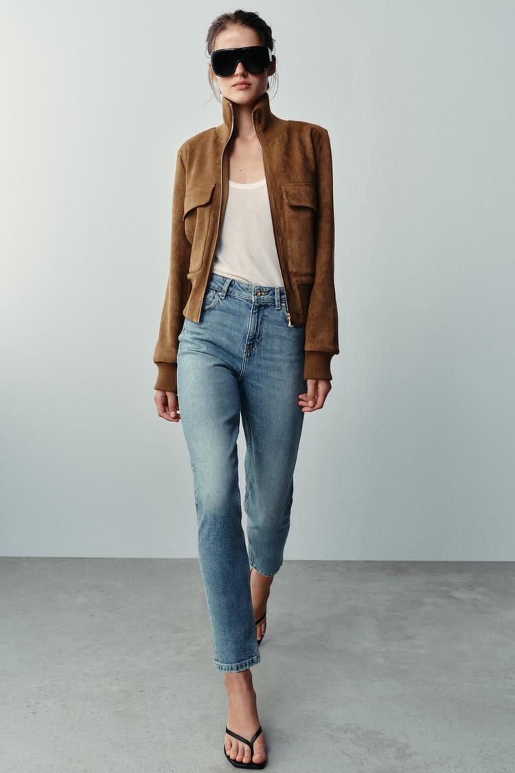 Jeans mom fit de cintura alta Z1975 3