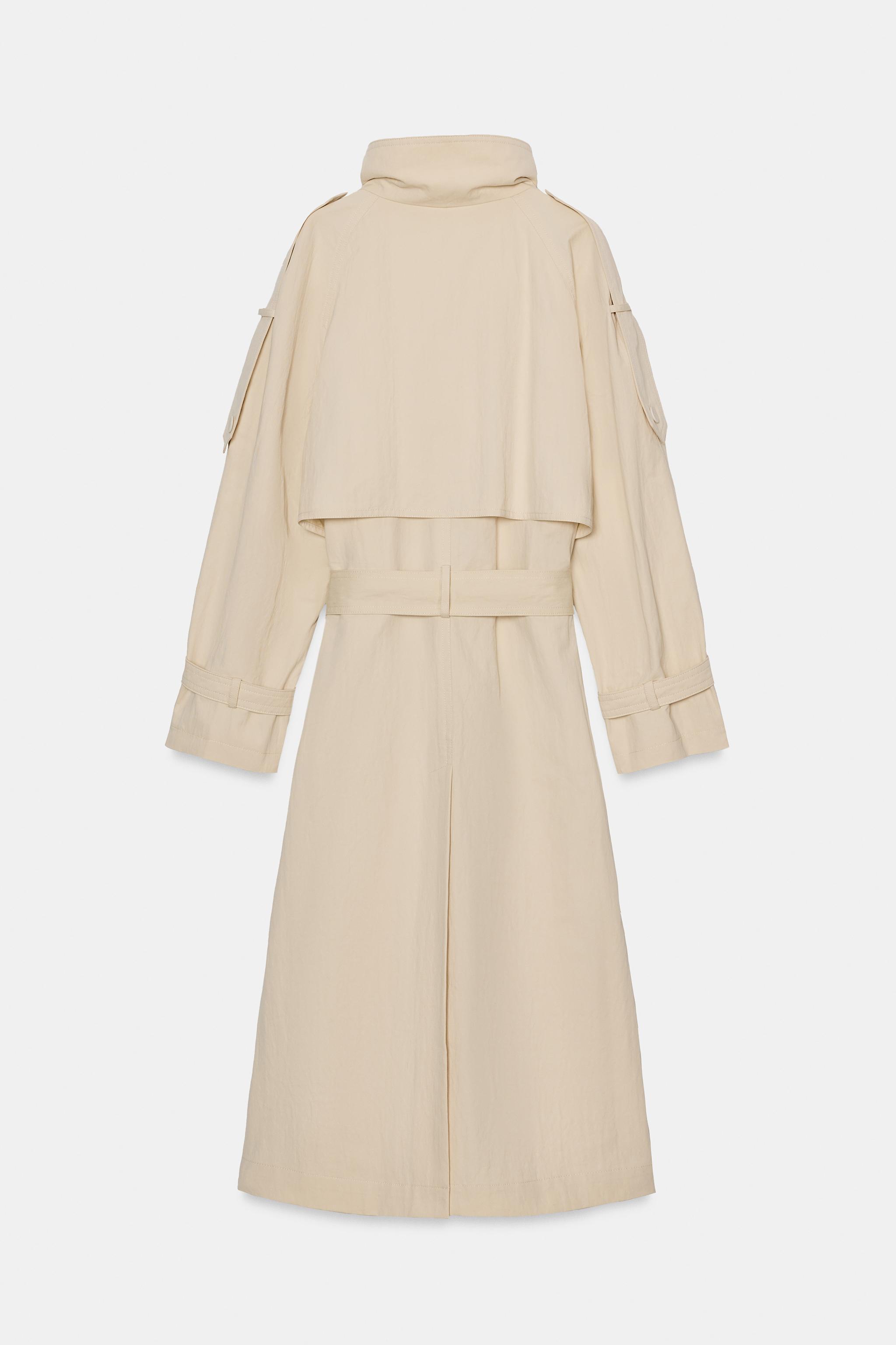 ZW COLLECTION DİK YAKA TRENÇKOT - Görsel 5