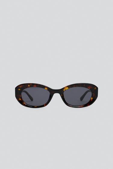 COMBINED OVAL SUNGLASSES — Brown 2