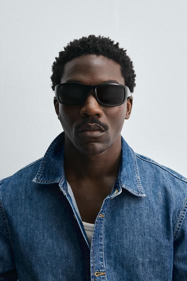 GAFAS DE SOL OVALADAS LIMITED EDITION - Negro de Zara