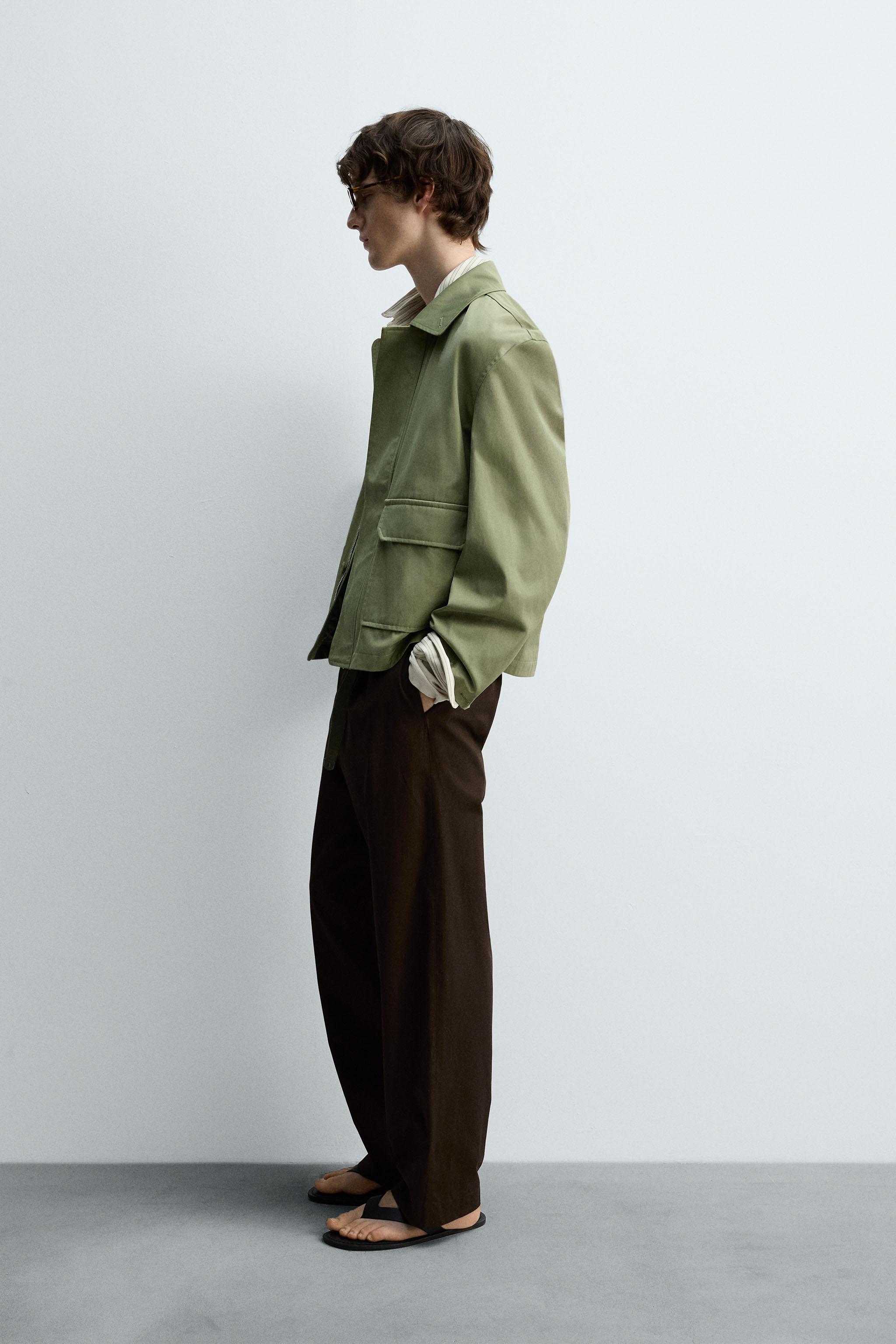 LIMITED EDITION TECHNICAL JACKET - Moss green | ZARA United