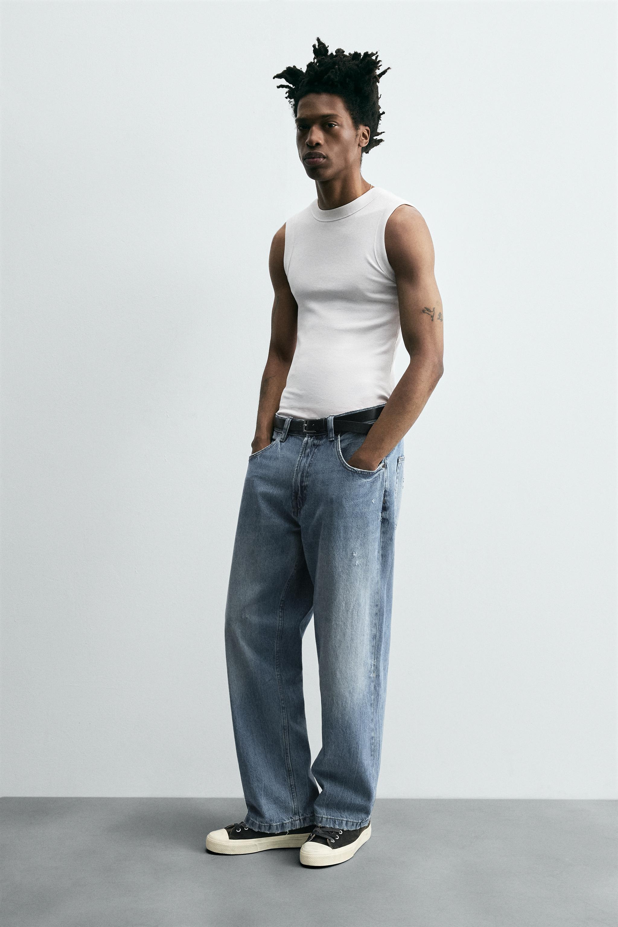 ZARA｜BAGGY FIT バギーフィットジーンズ  4048/400 ZARA］BAGGY FIT バギーフィットジーンズ (ZARA/デニム