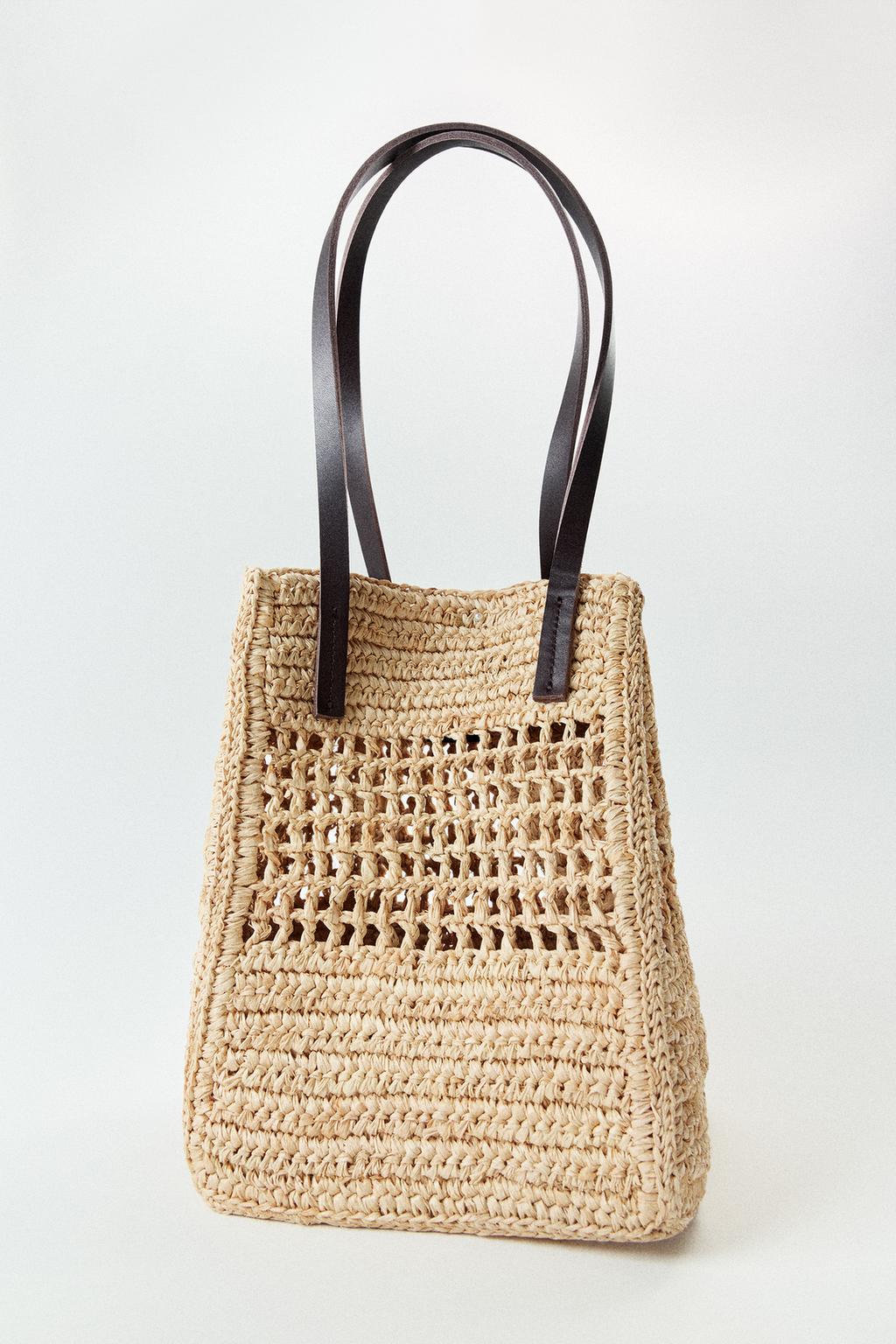 MINI RAFFIA TOTE BAG