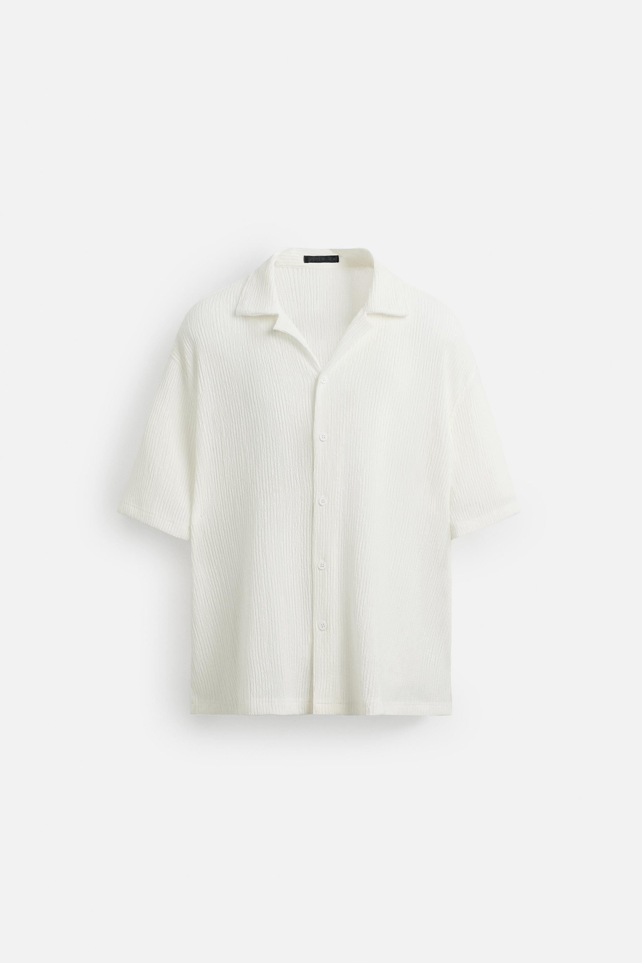 CHEMISE STRUCTURÉE EFFET FROISSÉ