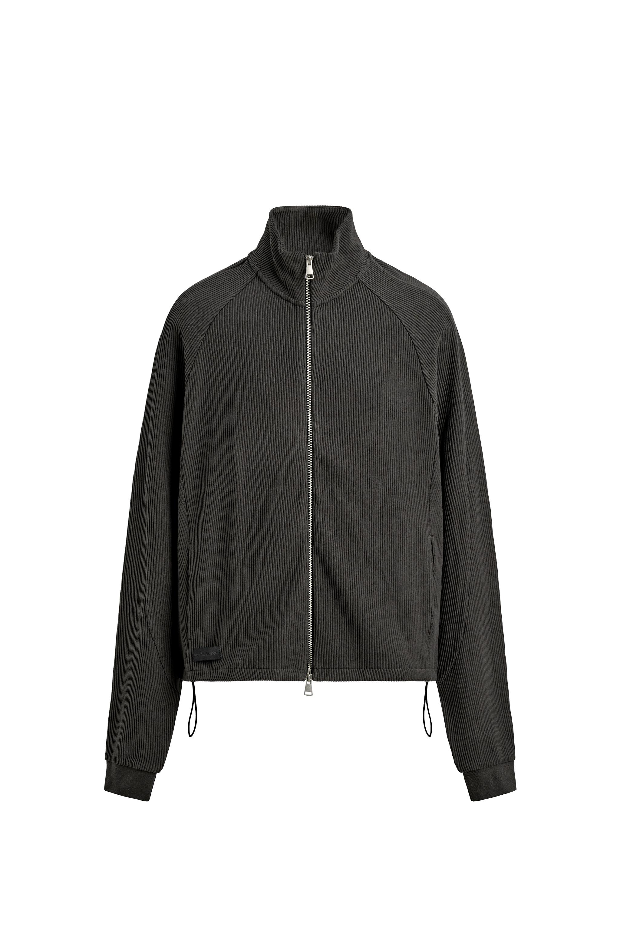 ZARA ジップアップ ブルゾン ジャケット 中古・古着通販】ZARA (ザラ) ジップアップジャケット カーキ サイズ:S