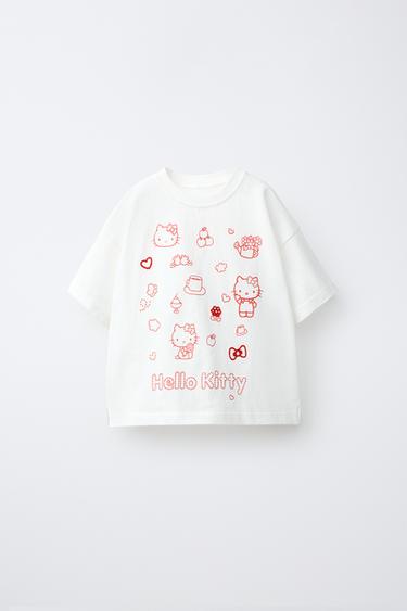 HELLO KITTY © SANRIO T-SHIRT - White by Zara