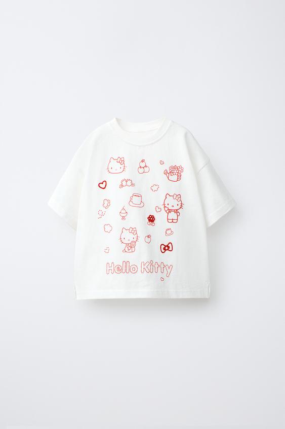 HELLO KITTY © SANRIO T-SHIRT - White de Zara - Imagen 0