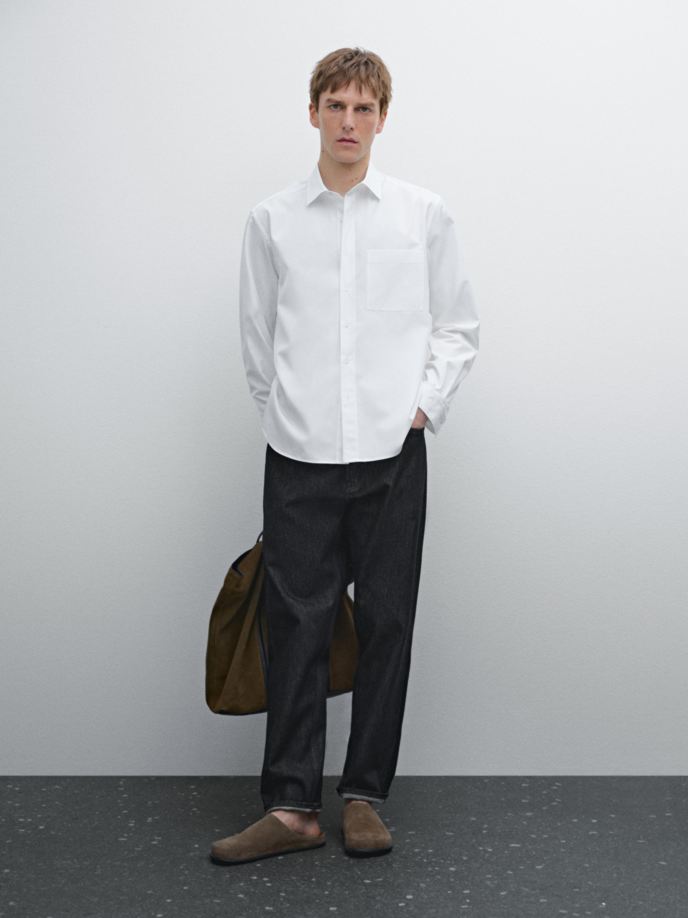 Chemise regular fit 100 % coton