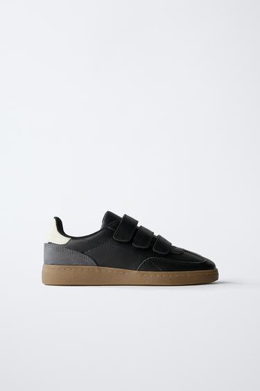 Zara STRAP SNEAKERS - Black