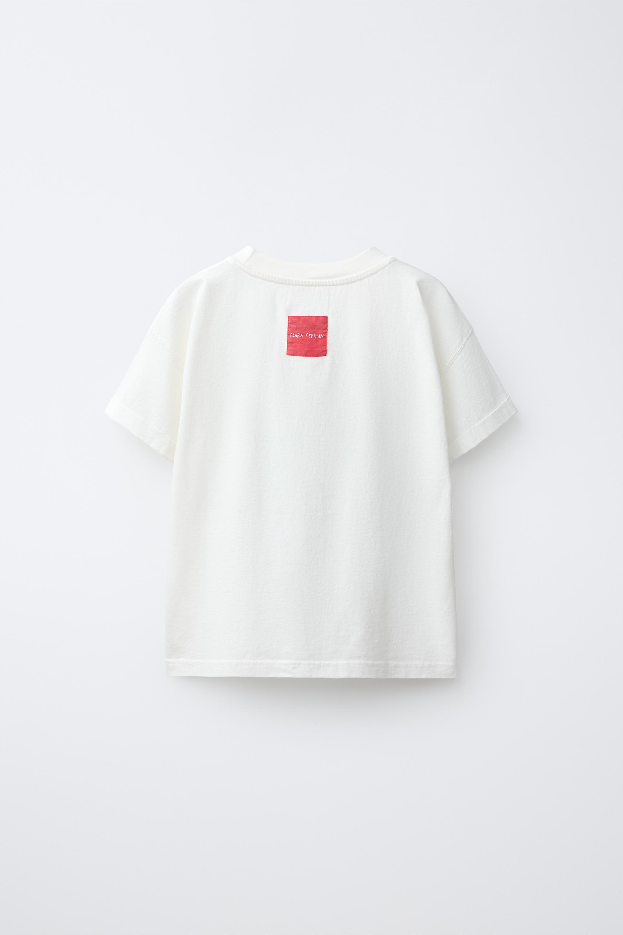 CLARA CEBRIAN © PRINT T-SHIRT — White