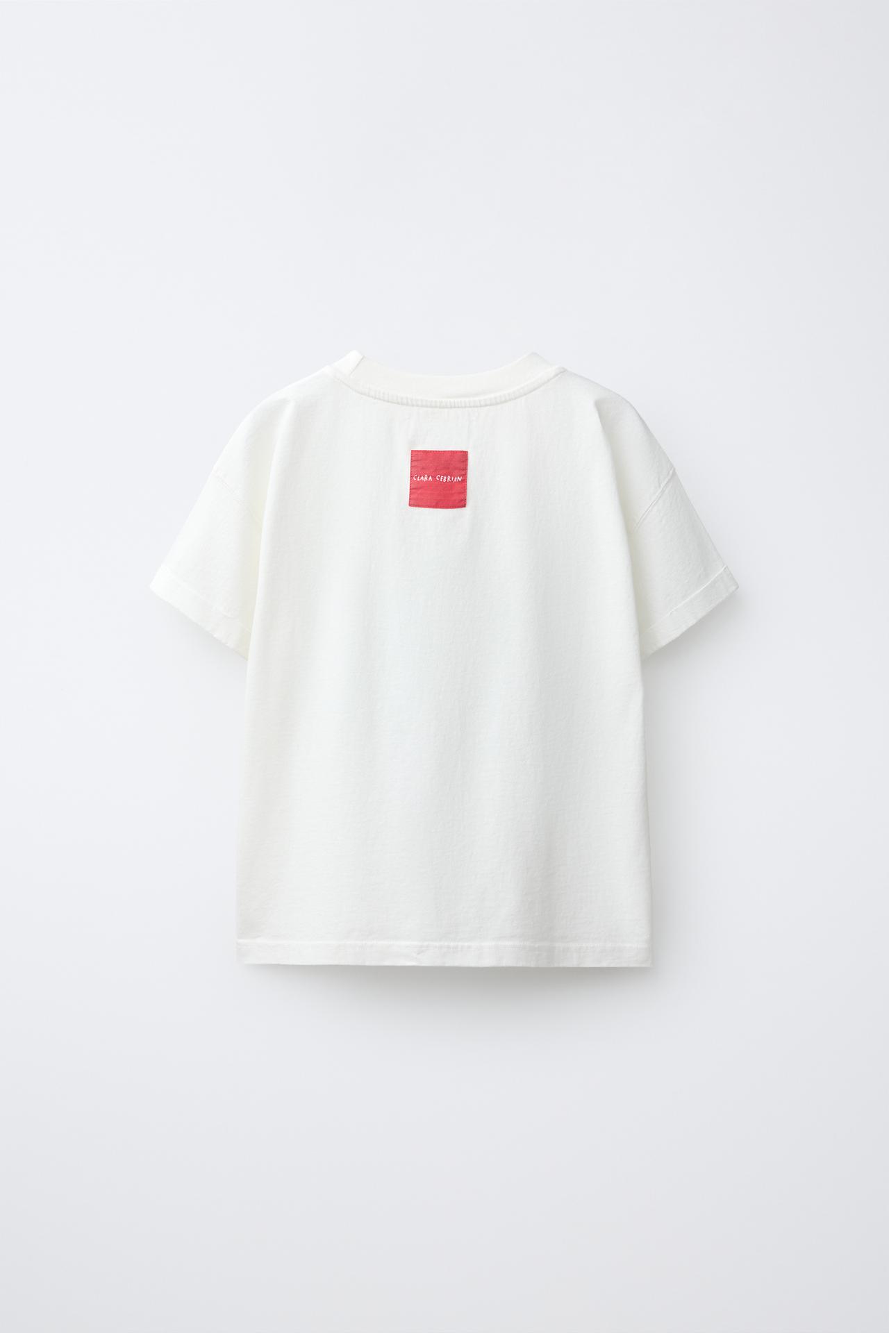 CLARA CEBRIAN © PRINT T-SHIRT — White