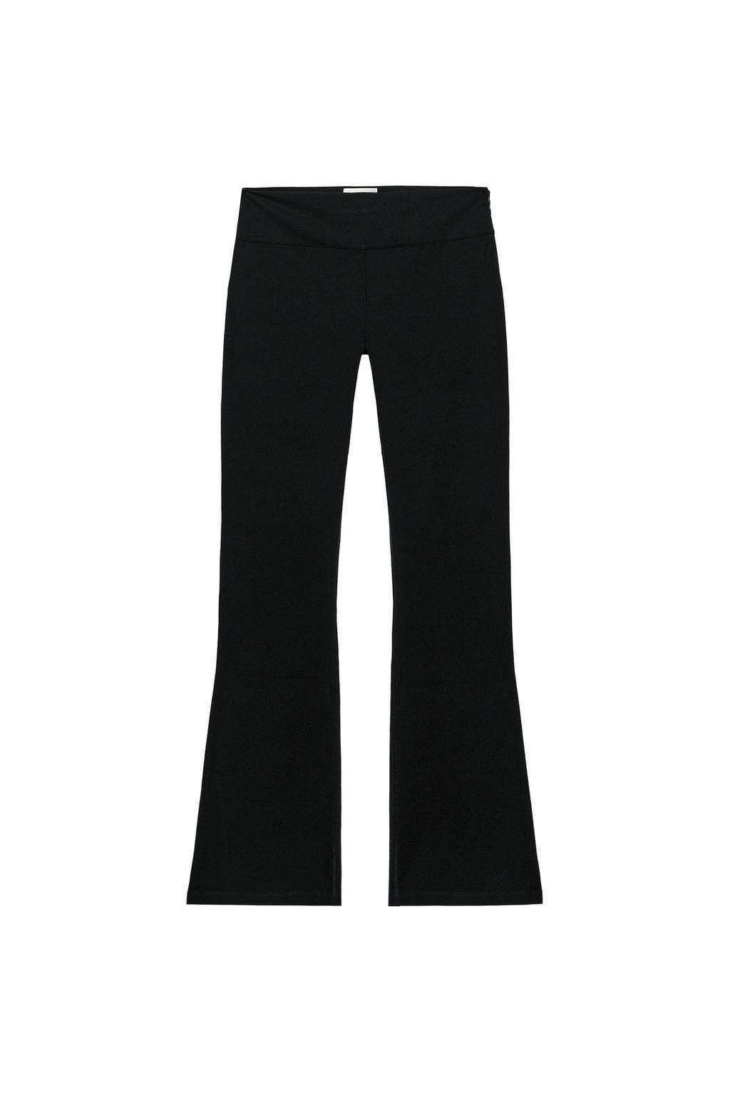 Stretch Flare Trousers - Black by Zara