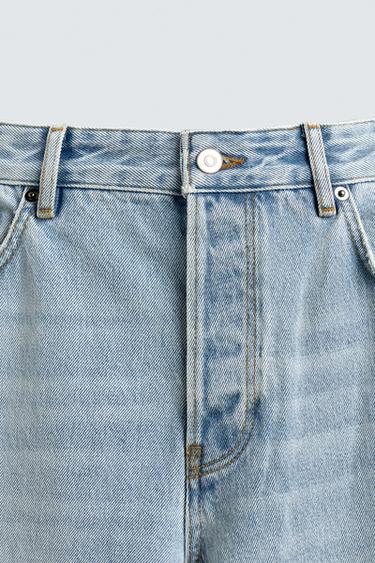 FLARED FIT JEANS - Light blue by Zara - Image 8