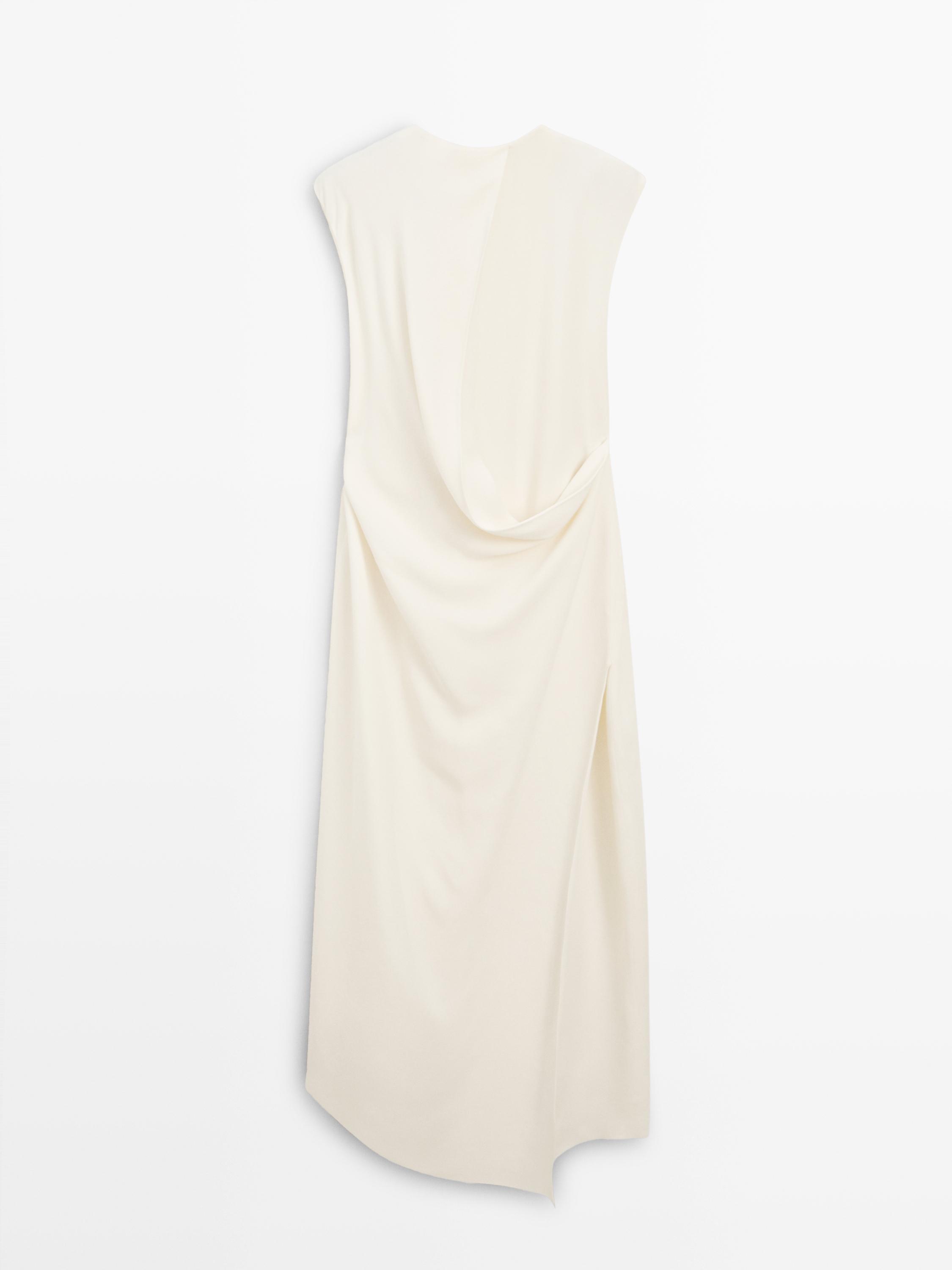 Midi dress with back detail - STUDIO