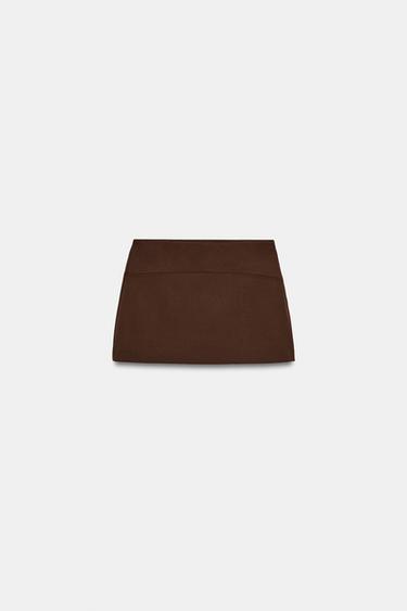 SKORT - brown vigore by Zara
